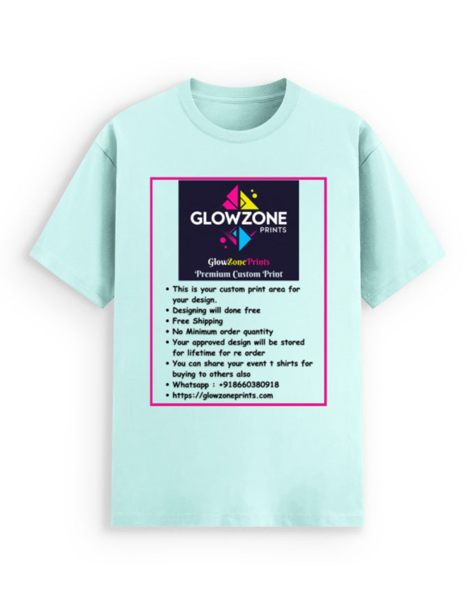 Unisex Stretch T-shirt | UC48 (Custom Print) Mint GlowZonePrints