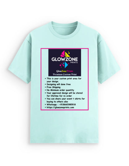 Unisex Stretch T-shirt | UC48 (Custom Print) Mint GlowZonePrints