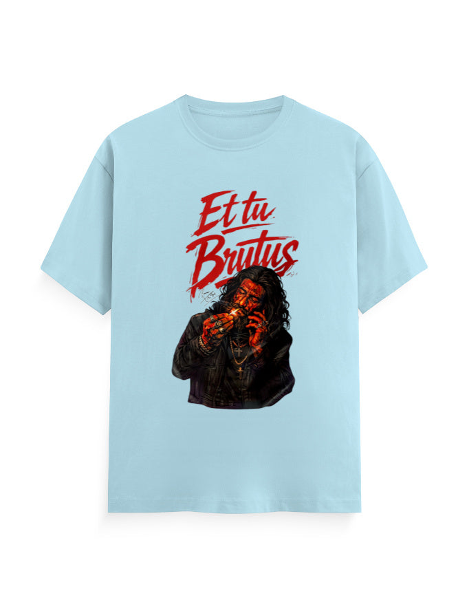 Unisex Classic Crew T-Shirt – Dhurandhar - Limited Edition Baby Blue GlowZonePrints