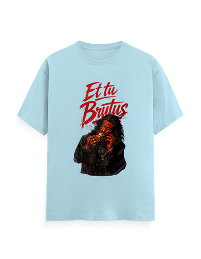 Unisex Classic Crew T-Shirt – Dhurandhar - Limited Edition Baby Blue GlowZonePrints