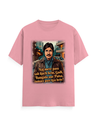 Unisex Classic Crew T-Shirt - Dewaar 1975 Flamingo GlowZonePrints