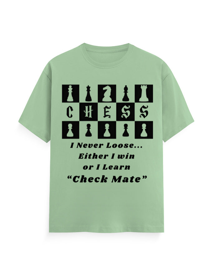 Unisex Classic Crew T-Shirt – Chess (Black Edition) Jade GlowZonePrints