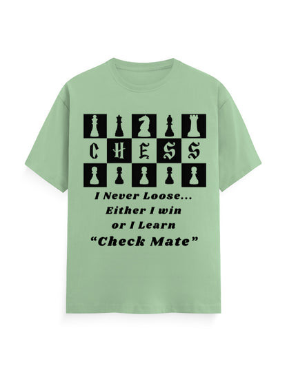 Unisex Classic Crew T-Shirt – Chess (Black Edition) Jade GlowZonePrints