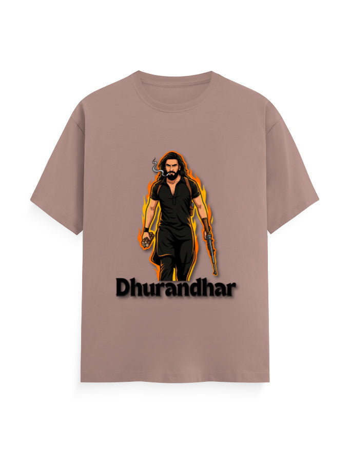 Unisex Crew T-Shirt - Dhurandhar(A) Mushroom GlowZonePrints
