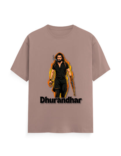 Unisex Crew T-Shirt - Dhurandhar(A) Mushroom GlowZonePrints