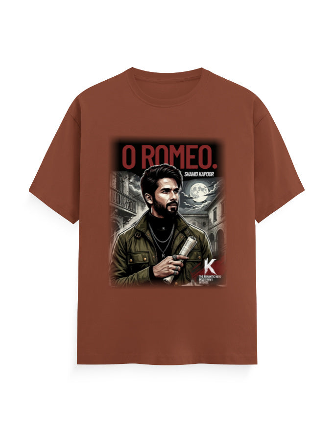 Unisex Classic Crew T-Shirt - O Romeo Copper GlowZonePrints