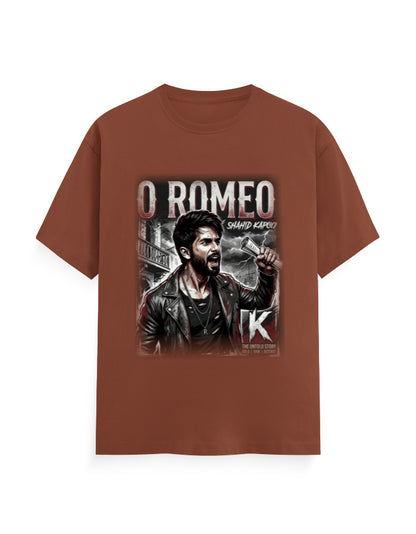 Unisex Classic Crew T-Shirt - O Romeo-Retro Copper GlowZonePrints