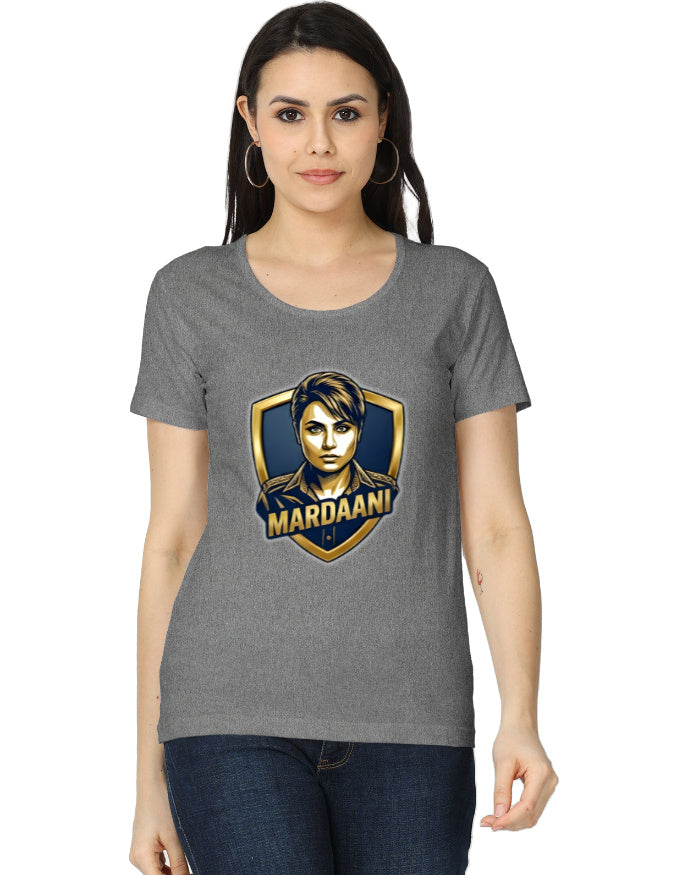 Women's Classic T-Shirt - Mardani Charcoal Melange GlowZonePrints