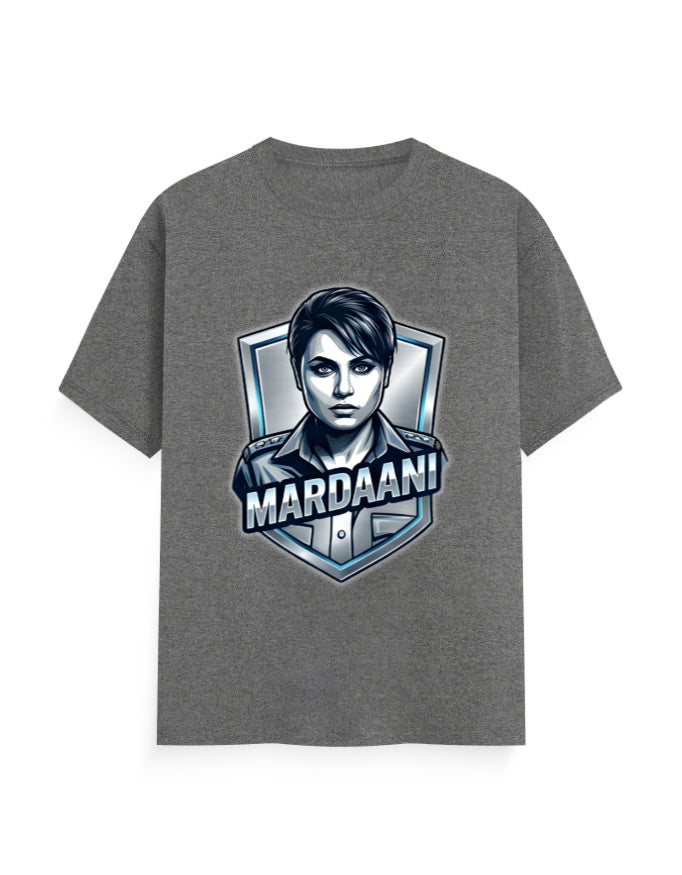 Unisex Crew T-Shirt - Mardani Charcoal Melange GlowZonePrints