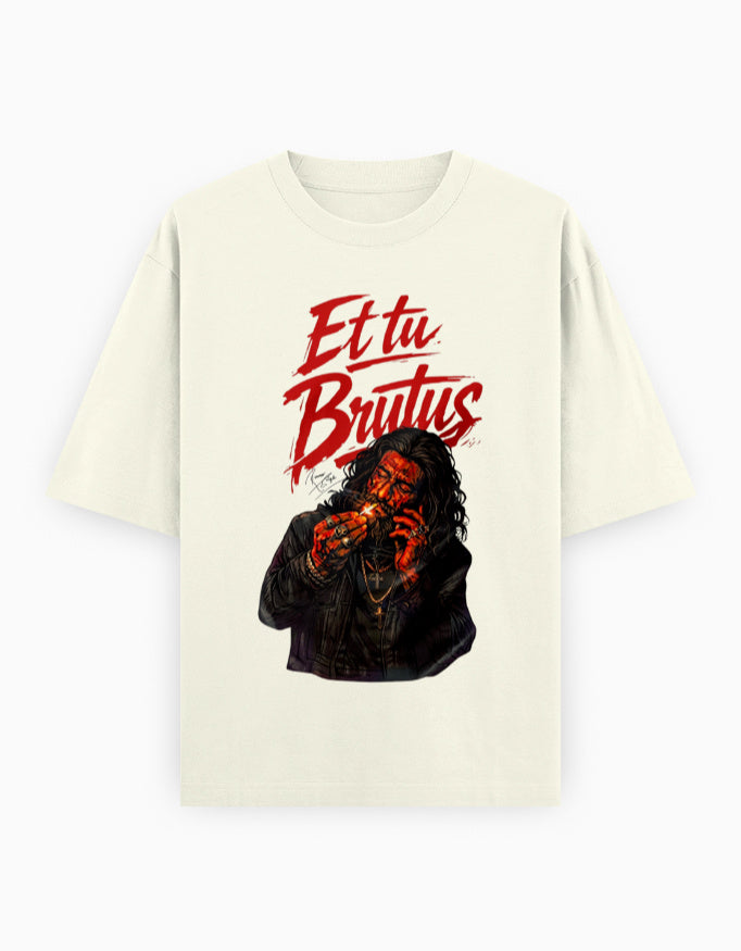 Unisex Oversized Classic T-Shirt – Dhurandhar - Limited Edition Off White GlowZonePrints