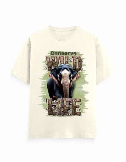 Unisex Classic Crew T-Shirt – Conserve Wild Life GlowZonePrints