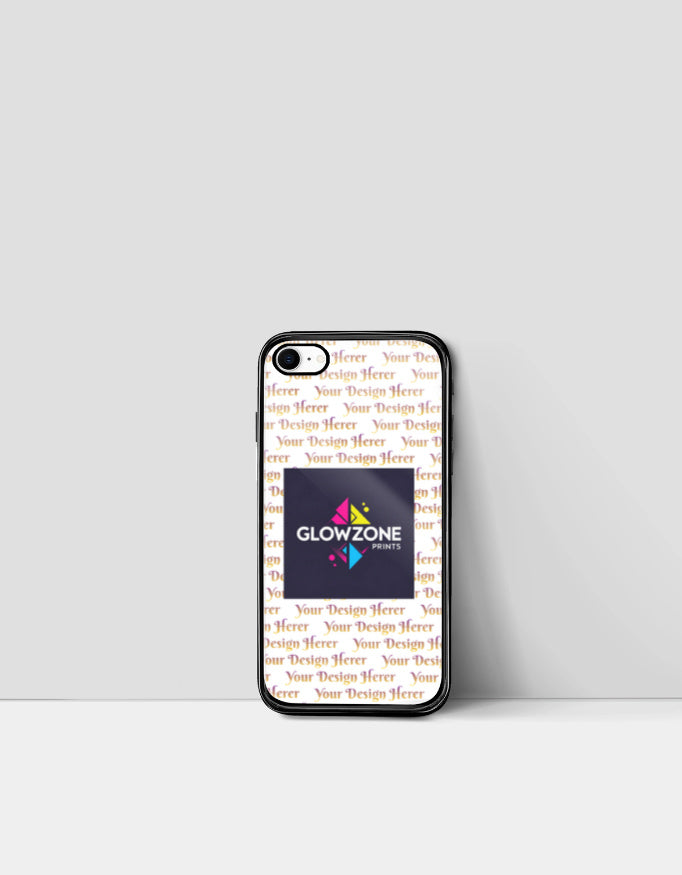 IPhone Glass Case (Custom Print) Custom SE 2020 GlowZonePrints