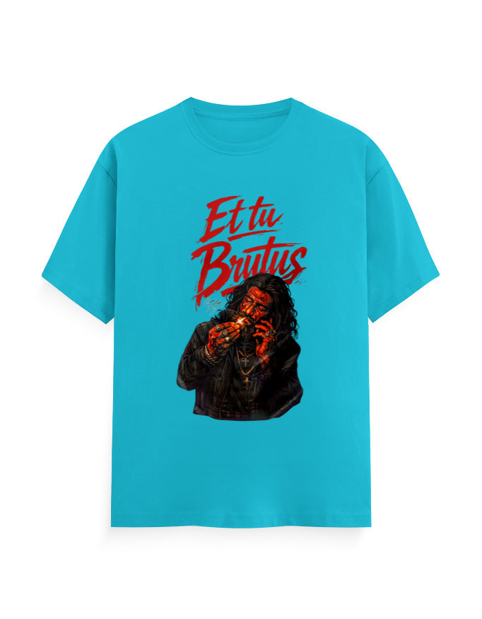 Unisex Classic Crew T-Shirt – Dhurandhar - Limited Edition SkyBlue GlowZonePrints