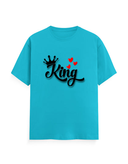 Unisex Classic Crew T-Shirt – King SkyBlue GlowZonePrints