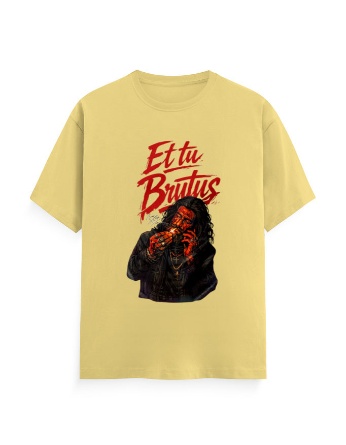 Unisex Classic Crew T-Shirt – Dhurandhar - Limited Edition Yellow GlowZonePrints