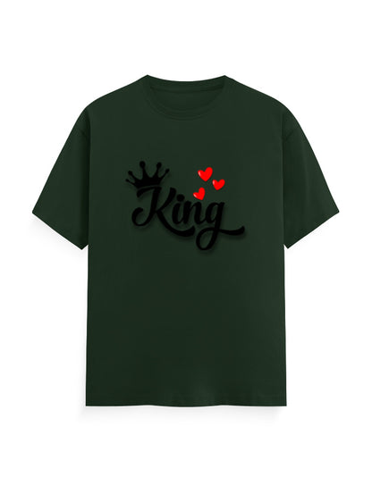 Unisex Classic Crew T-Shirt – King Bottle Green GlowZonePrints