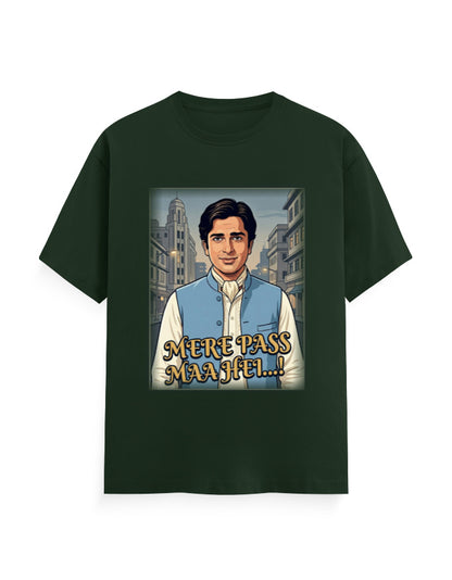 Unisex Classic Crew T-Shirt - Deewar1975 Bottle Green GlowZonePrints