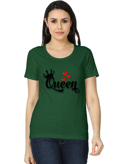 Women's Classic T-Shirt - Queen Bottle Green GlowZonePrints
