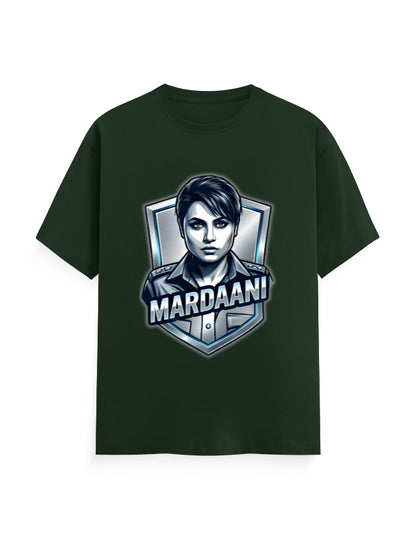 Unisex Crew T-Shirt - Mardani Bottle Green GlowZonePrints