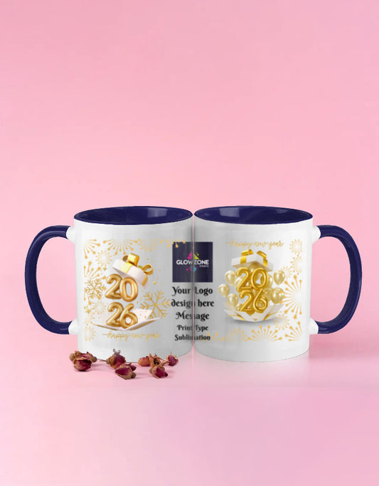 Color Coffee Mug | 325ml (Custom Print) Custom Dark Blue GlowZonePrints