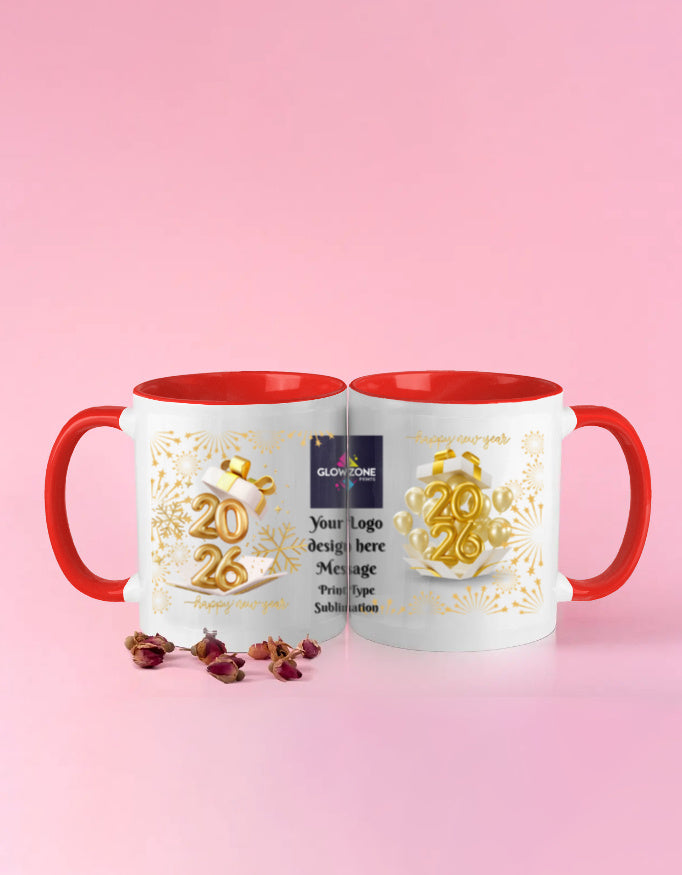 Color Coffee Mug | 325ml (Custom Print) Custom Red GlowZonePrints