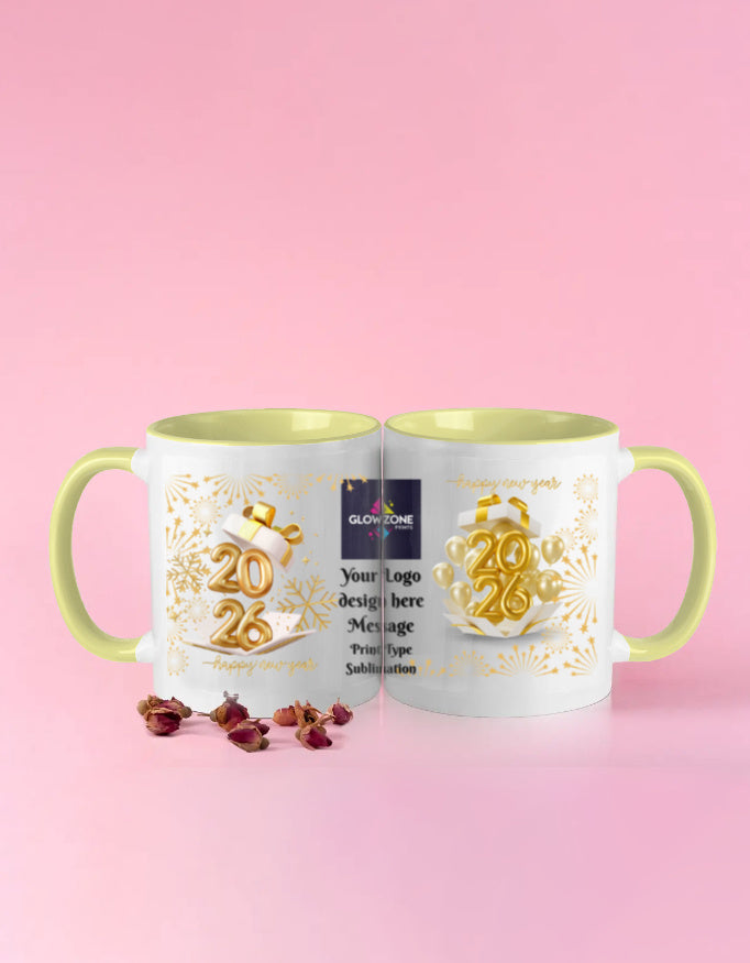 Color Coffee Mug | 325ml (Custom Print) Custom Yellow GlowZonePrints