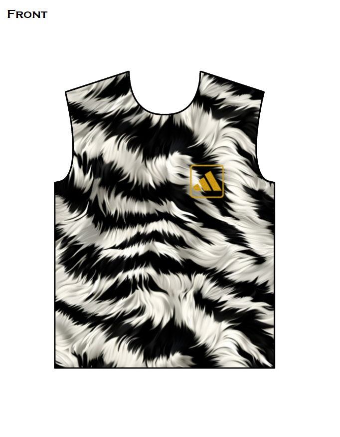 Unisex AOP Oversized Tee – Zebra Fur Pattern GlowZonePrints