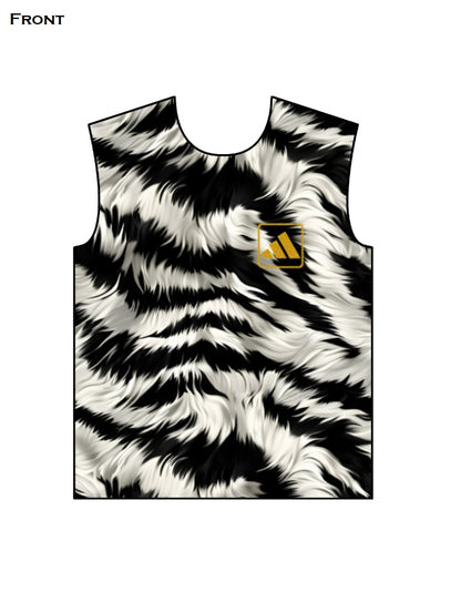 Unisex AOP Oversized Tee – Zebra Fur Pattern GlowZonePrints