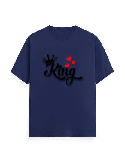 Unisex Classic Crew T-Shirt – King Royal Blue GlowZonePrints