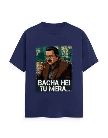 Unisex Crew T-Shirt – Dhurandhar (H) Royal Blue GlowZonePrints