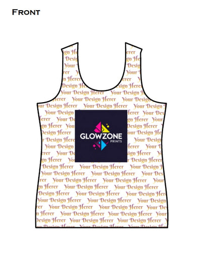Custom Women's AOP Tank Top GlowZonePrints