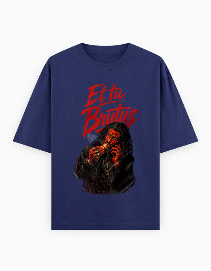 Unisex Oversized Classic T-Shirt – Dhurandhar - Limited Edition Royal Blue GlowZonePrints