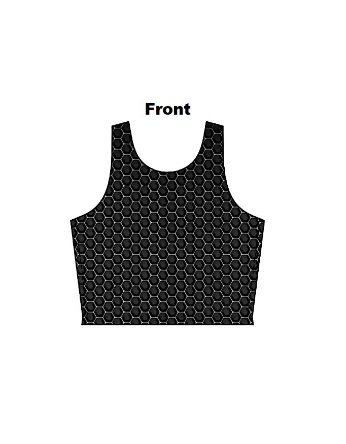 Aop Sports Crop Top GlowZonePrints