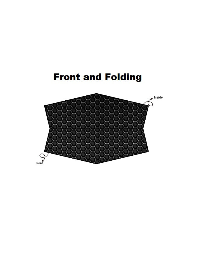 Women's AOP Gym Leggings – Carbon Hex Performance Pattern