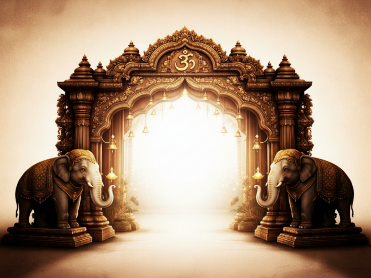 Ganesh Festival Tapestry – (16 Unique Designs) Design15 40x50 In GlowZonePrints