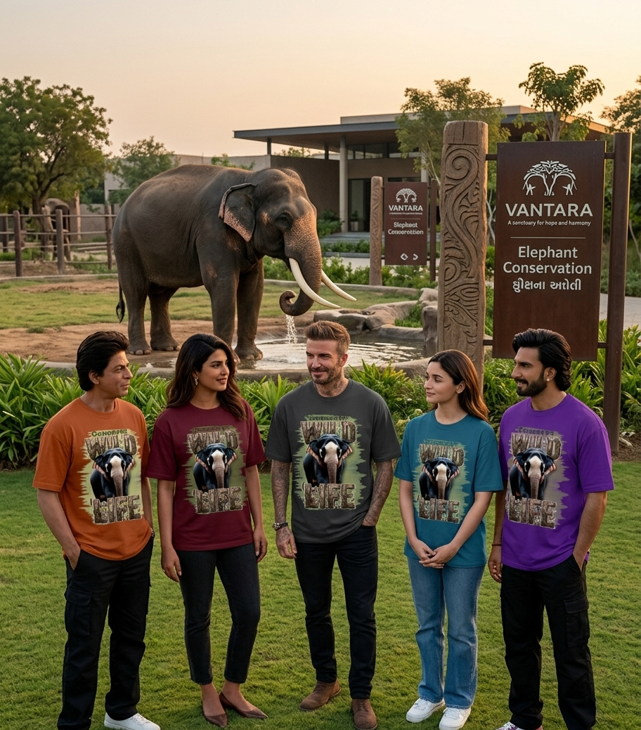 Unisex Classic Crew T-Shirt – Conserve Wild Life GlowZonePrints