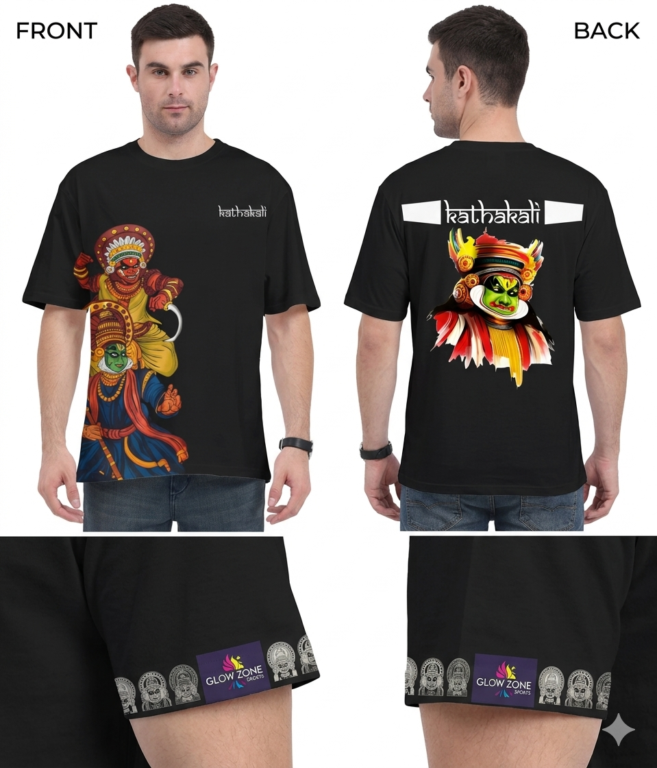 Unisex AOP Oversized Tee GlowZonePrints
