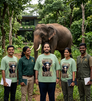 Unisex Classic Crew T-Shirt – Conserve Wild Life