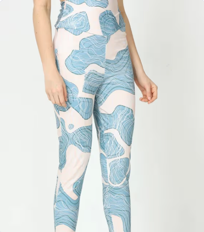 Custom AOP Gym Leggings GlowZonePrints