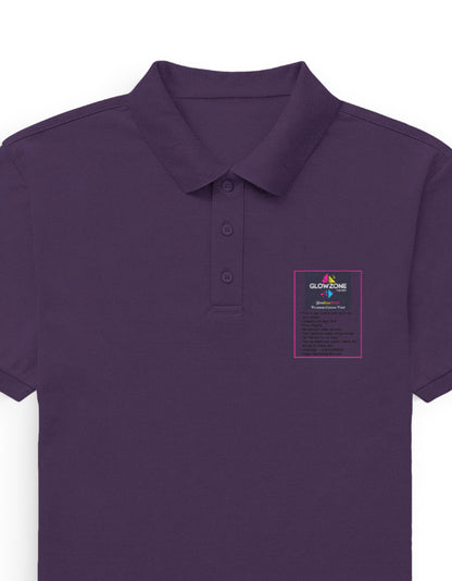 Men's Premium Polo | MP25 (Custom Print) Purple GlowZonePrints