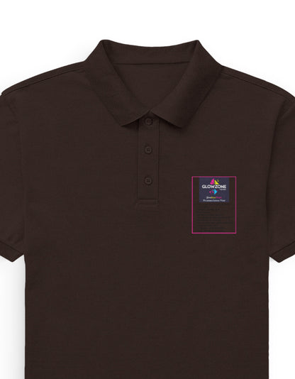 Men's Premium Polo | MP25 (Custom Print) Coffee Brown GlowZonePrints