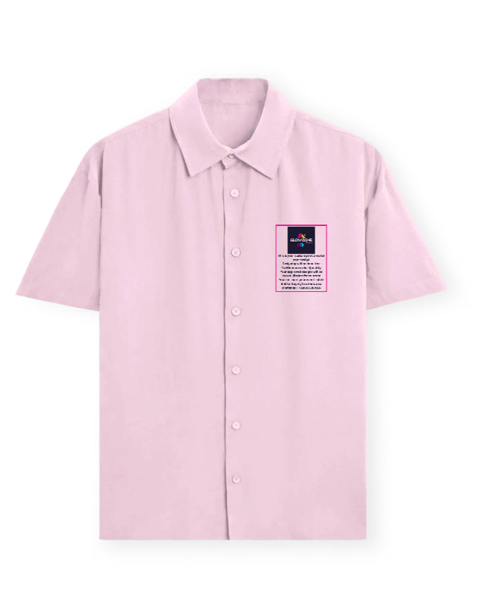 Unisex Oversized Shirt | UC28 (Custom Print) Light Baby Pink GlowZonePrints