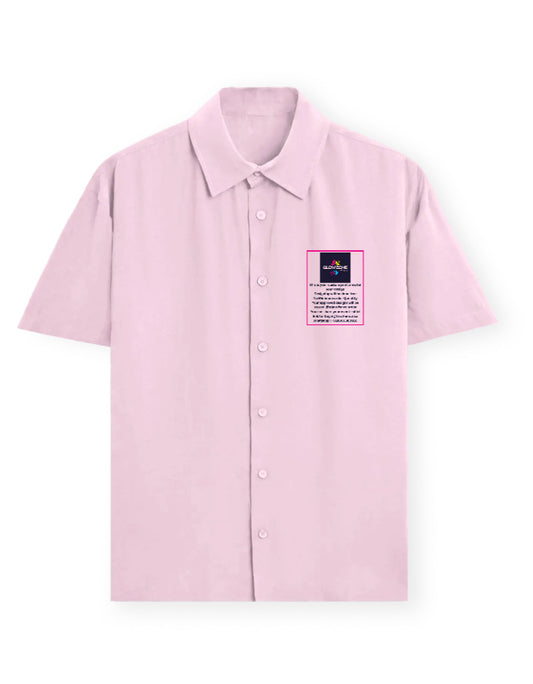 Unisex Oversized Shirt | UC28 (Custom Print) Light Baby Pink GlowZonePrints