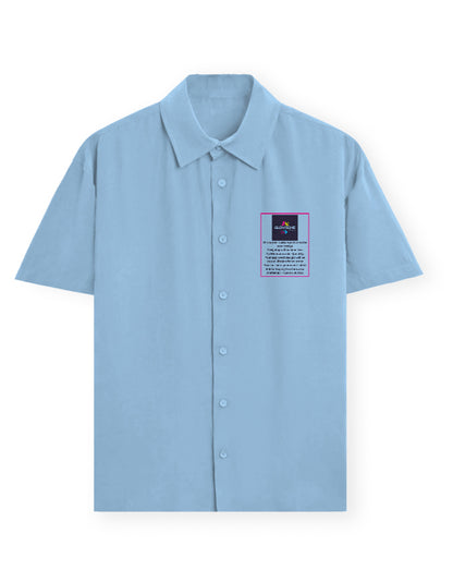 Unisex Oversized Shirt | UC28 (Custom Print) Baby Blue GlowZonePrints