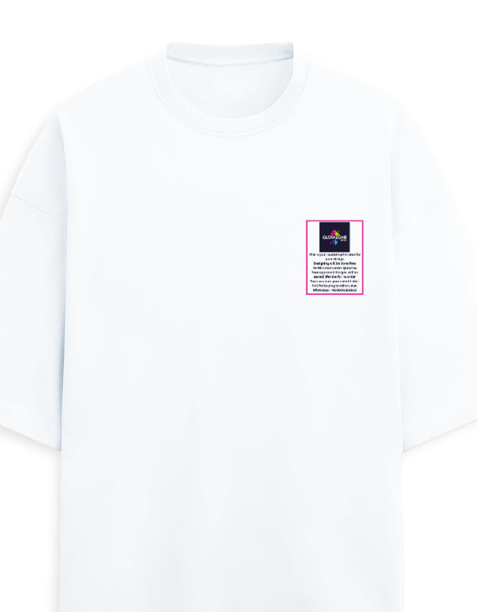 Unisex Terry Oversized Tee | UT27 (Custom Print) GlowZonePrints