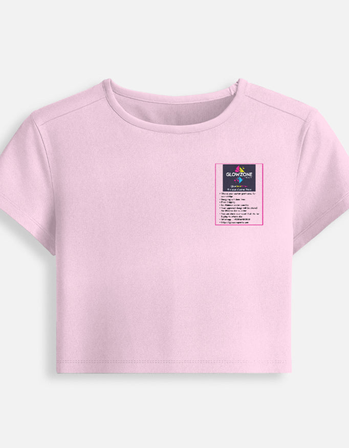 Female Premium Baby Tee | FT47 (Custom Print) GlowZonePrints