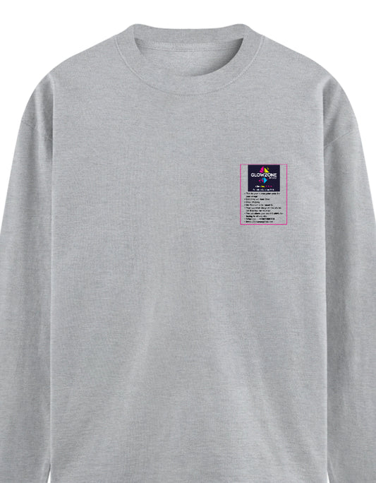Men's Full Sleeve T-Shirt | MF31 (Custom Print) GlowZonePrints