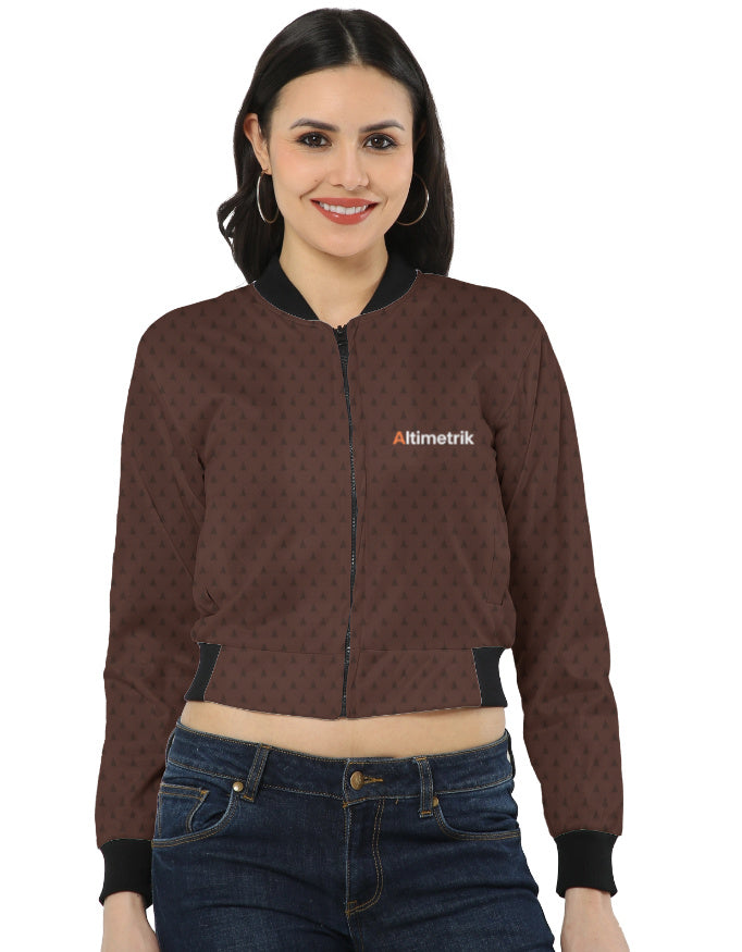 Women's AOP Bomber Jacket – Altimetrik Corporate Edition Altimetrik - Custom GlowZonePrints