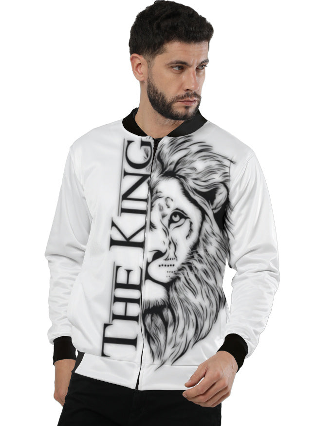 The King Unisex AOP Bomber Jacket The King XS GlowZonePrints