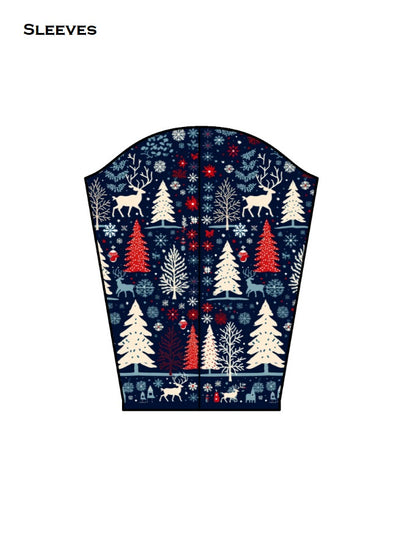 Reindeer AOP Kids Sweatshirt GlowZonePrints